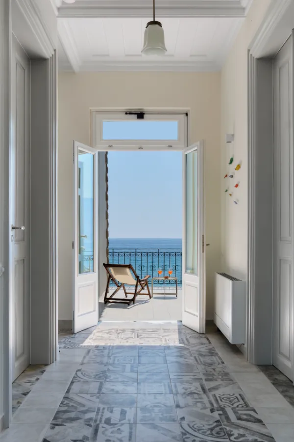 Upper Terrace Panorama — Villa Notos Lesvos
