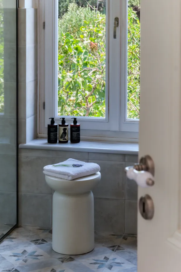 Second Bathroom — Villa Notos Lesvos