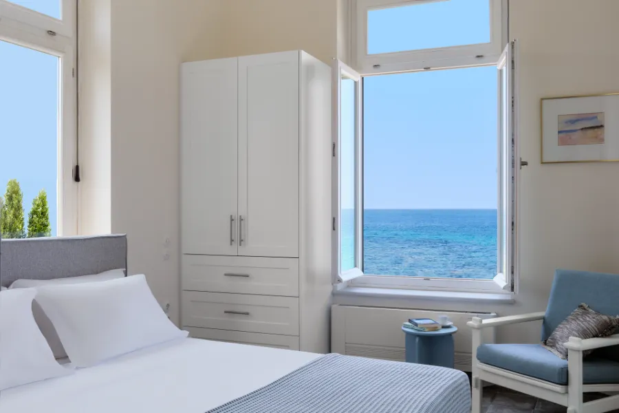 Bedroom 2 — Overview — Villa Notos Lesvos