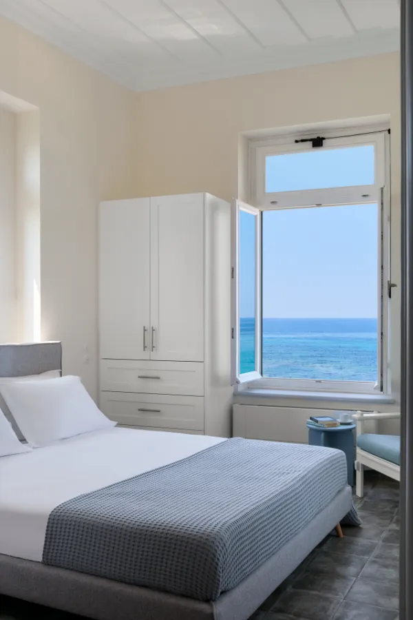 Bedroom 2 — Made Up — Villa Notos Lesvos
