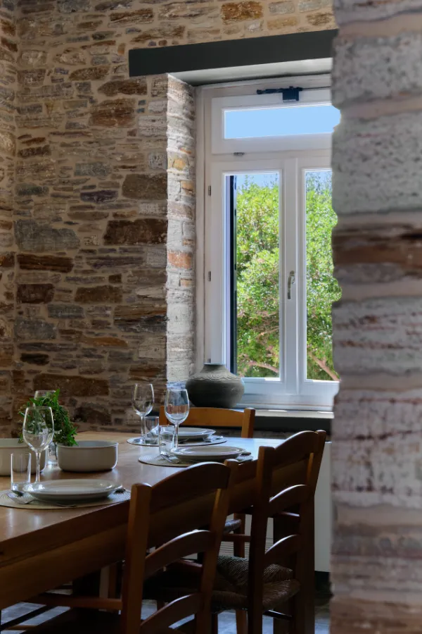 Outdoor Dining — Villa Notos Lesvos
