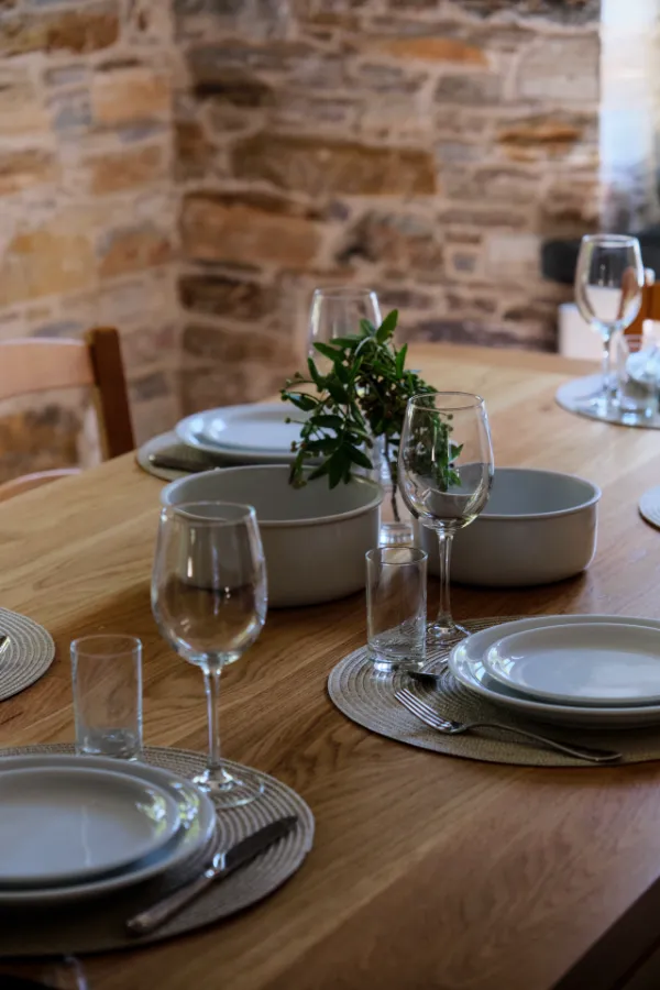 Evening Dinner — Villa Notos Lesvos