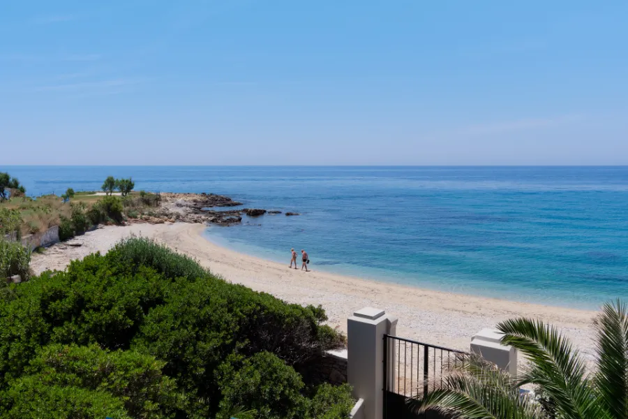 Sea View from Balcony — Villa Notos Lesvos