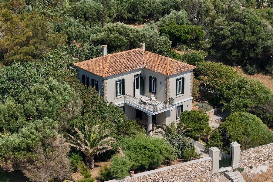 Beach Access Steps — Villa Notos Lesvos